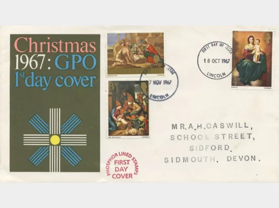 Christmas 1967 (3d & 1/6d)