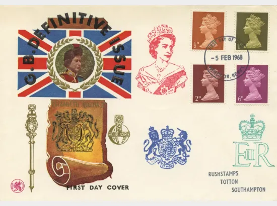 Machins: 1/2d, 1d, 2d, 6d