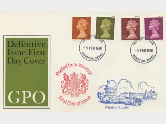 Machins: 1/2d, 1d, 2d, 6d