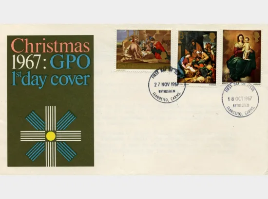 Christmas 1967 (3d & 1/6d)