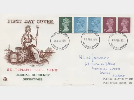 Machins: Decimal Values Coil - 5p Se-tenant