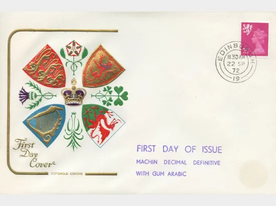 Scotland 2 1/2p, 3p, 5p, 7 1/2p