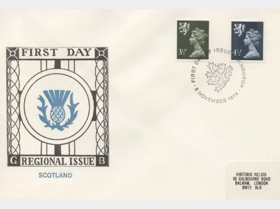 Scotland 4 1/2p Dark Blue