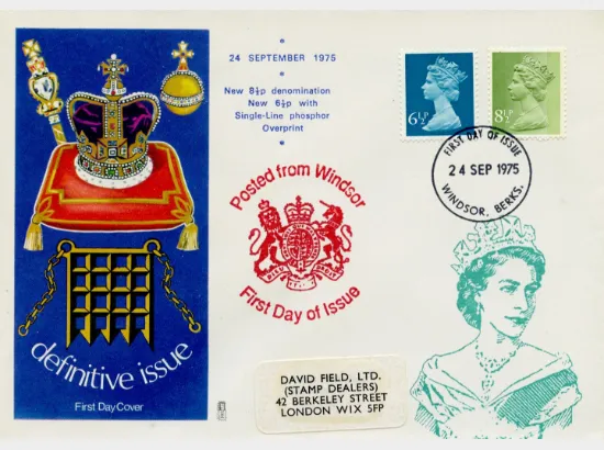 Machins: 8 1/2p Yellowish-Green