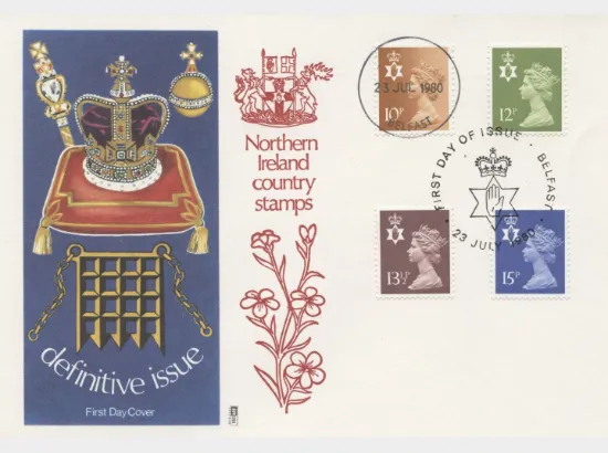 Northern Ireland 12p, 13 1/2p, 15p