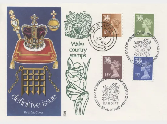 Wales 12p, 13 1/2p, 15p