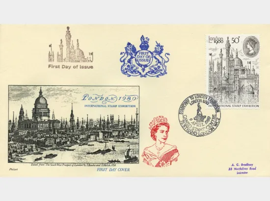 London 1980: 50p Stamp