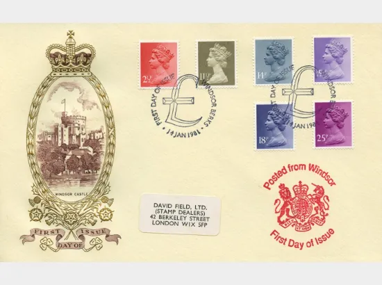 Machins: 2 1/2p, 11 1/2p, 14p, 15 1/2p, 18p, 25p