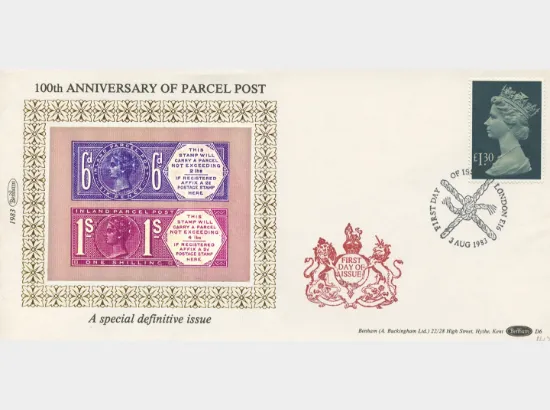 Machins: Parcel Post: £1.30