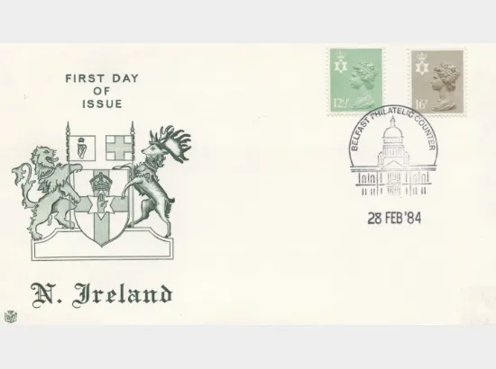 Northern Ireland 16p, 20 1/2p, 28p