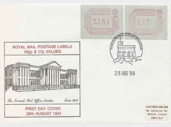 16 1/2p & 17p [Frama Labels]