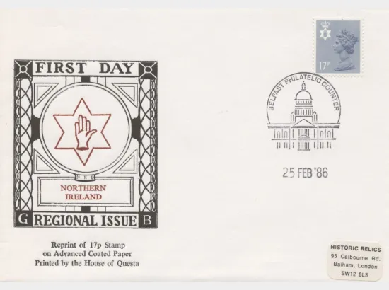 Northern Ireland 13p, 17p, 22p, 31p