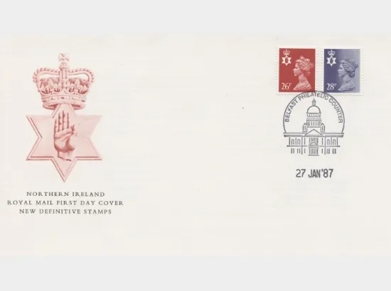 Northern Ireland 16p, 20 1/2p, 28p