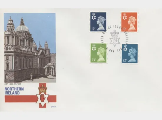 Northern Ireland 14p, 19p, 23p, 32p