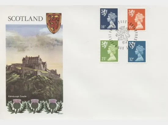 Scotland 14p, 19p, 23p, 32p