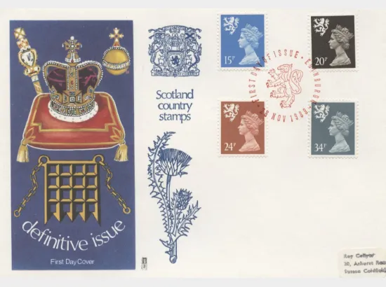 Scotland 15p, 20p, 24p, 34p