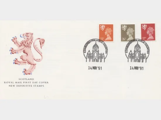 Scotland 17p, 22p, 26p, 37p