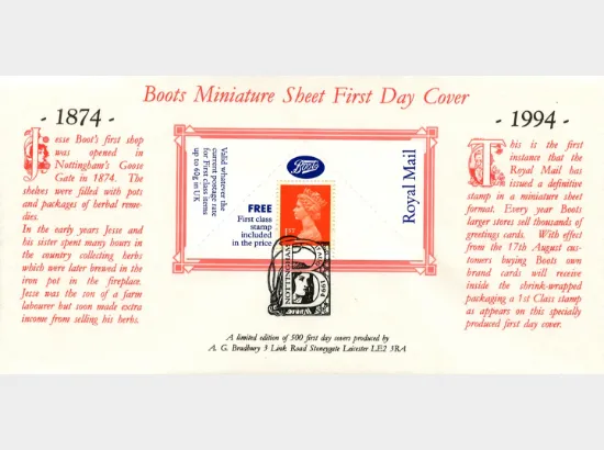 Machins (EP): Boots Greetings Card Label