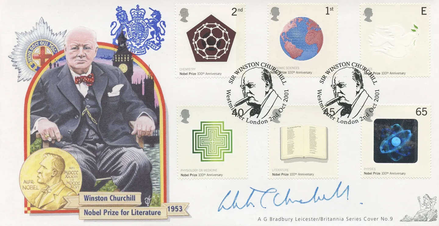 x2001NobelChurchillSigned