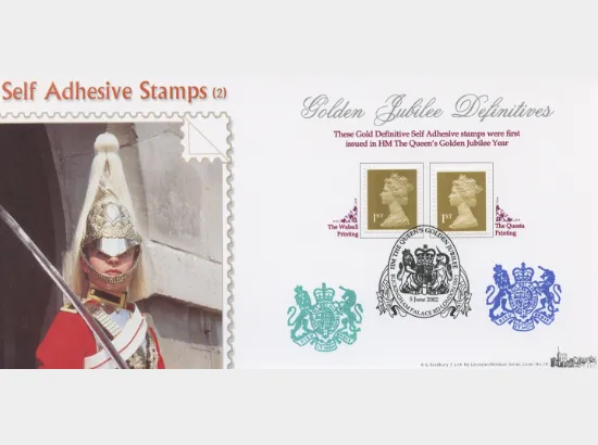 Machins (EP): Gold Stamps: 1st Self Adhesive