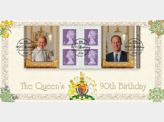 Self Adhesive: H M The Queen's 90th Birthday 2