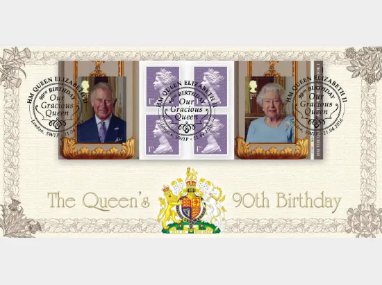 Self Adhesive: H M The Queen's 90th Birthday