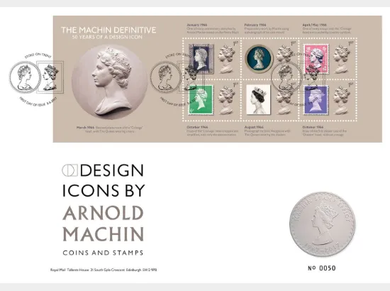 Machin Design Icon: Miniature Sheet Machin Design Icon: Miniature Sheet