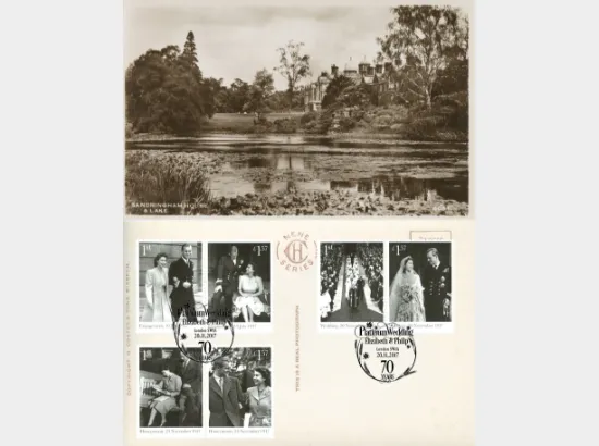 Platinum Wedding: Miniature Sheet