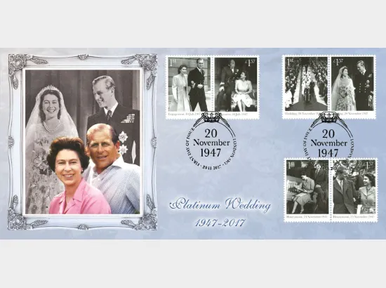 Platinum Wedding: Miniature Sheet