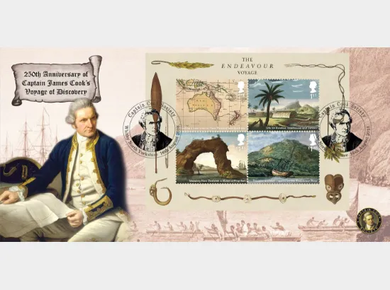 Captain James Cook: Miniature Sheet