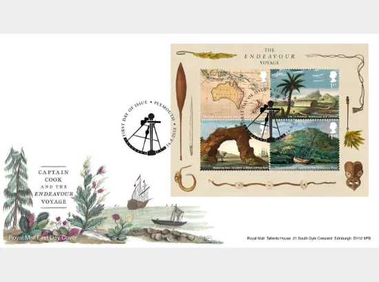 Captain James Cook: Miniature Sheet