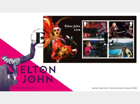 Elton John: Miniature Sheet