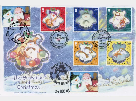 The Snowman Triple Postmarks