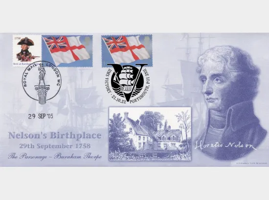 Nelson's Birthplace Double Dated