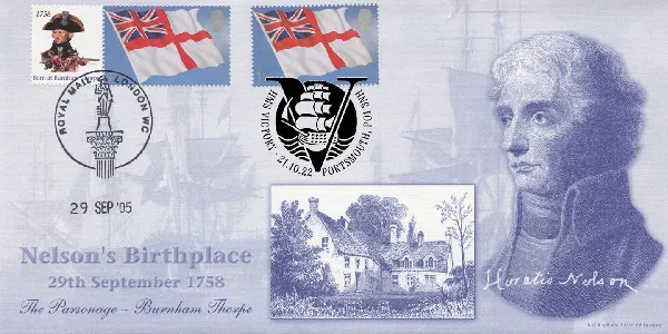 Nelson's Birthplace Double Dated