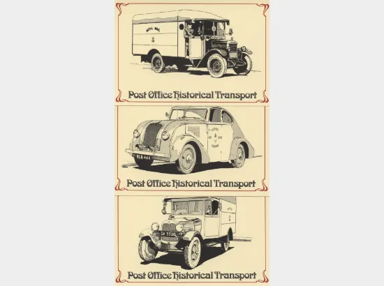 PO Historical Transport Postcards