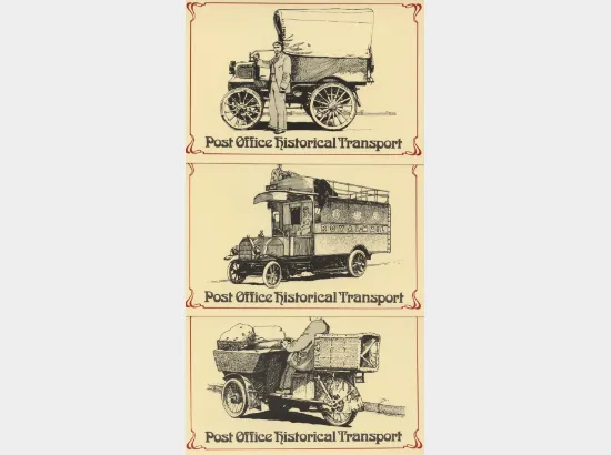 PO Historical Transport Postcards