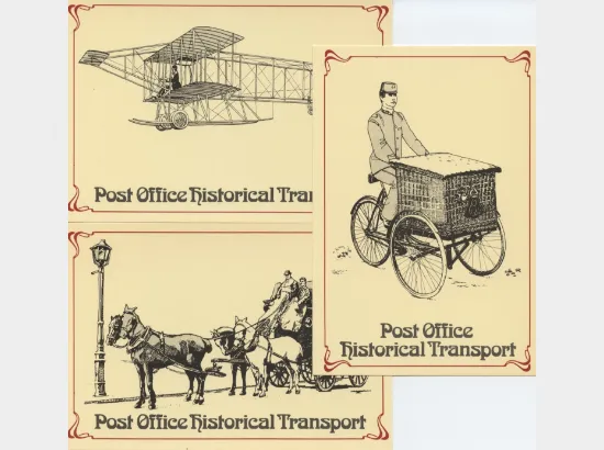 PO Historical Transport Postcards