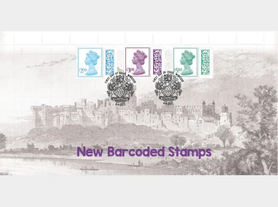 Machins Barcoded:  £2, £3, £5