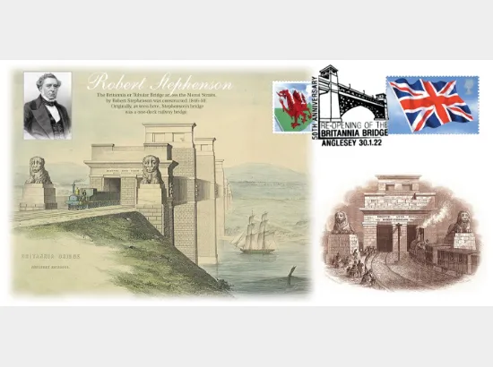 Re-opening of the  Britannia Bridge