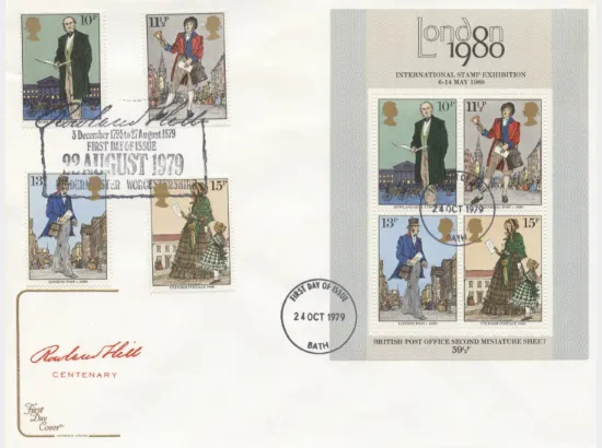 Rowland Hill: Miniature Sheet