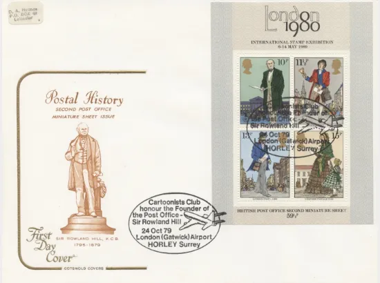 Rowland Hill: Miniature Sheet
