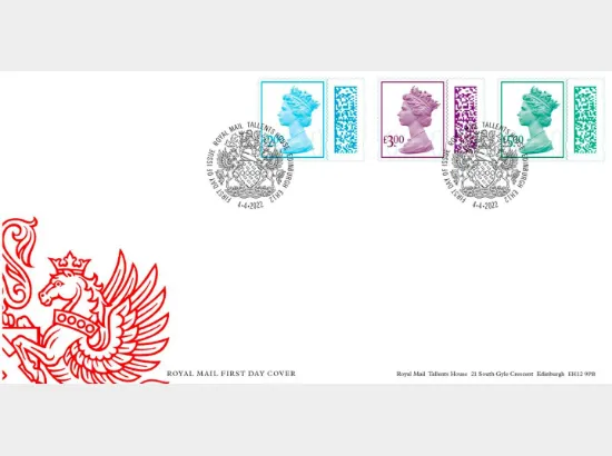 Machins Barcoded:  £2, £3, £5