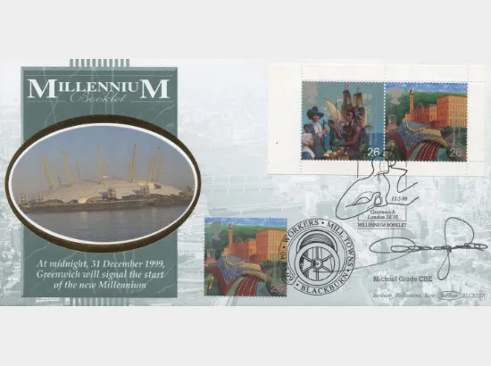 Window: Pilgrim Fathers & Mill Town