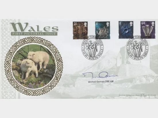 Wales 2nd, 1st, E, 64p