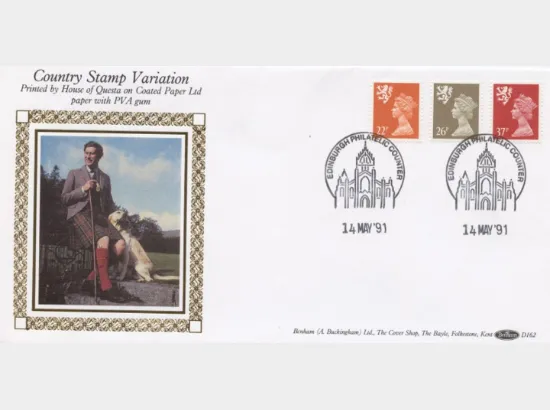 Scotland 17p, 22p, 26p, 37p