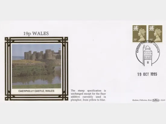 Wales 19p, 25p, 30p, 41p