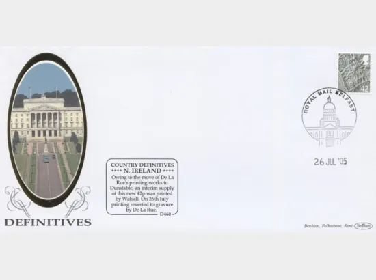 Northern Ireland 42p Linen Pattern