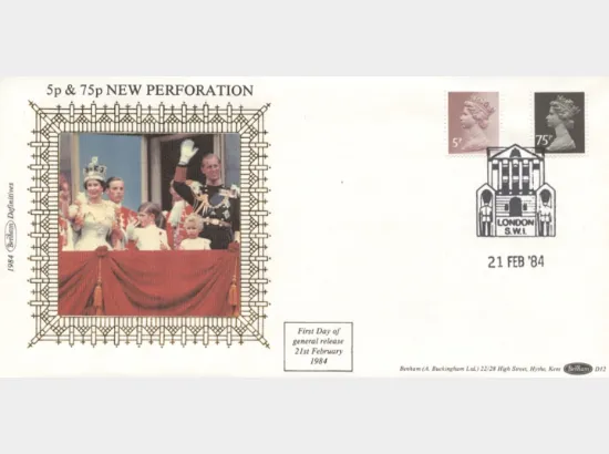 Machins: 5p, 12 1/2p, 16 1/2p, 19 1/2p, 26p, 29p