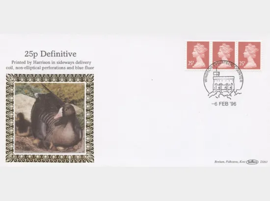 Machins: 25p Rose (ex coil)